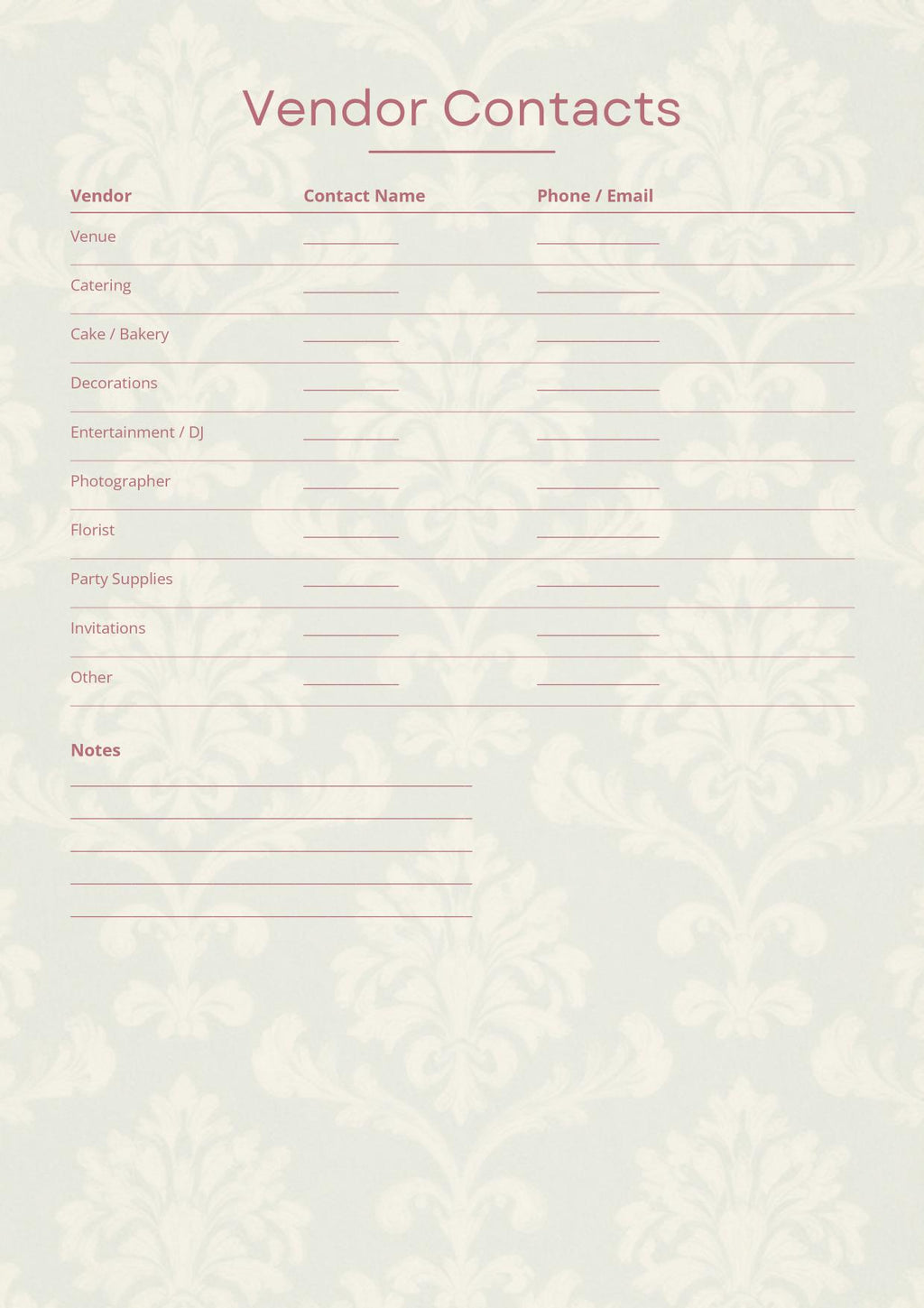Birthday Planner Bundle