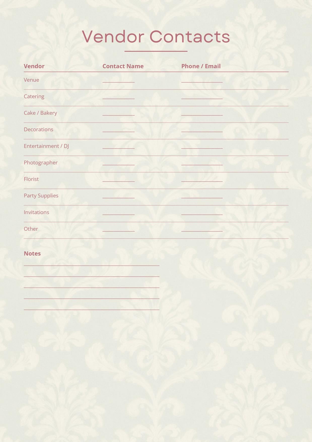 Birthday Planner Bundle